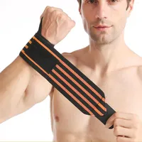 Wrist Support Weight Lifting Wraps Fitness Sports Protective Gear Fashion Stripe Lengthened Basketball Straps Weightlifting