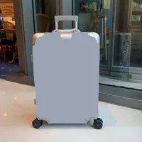 9a koffer Joint Development Designer Fashion Bag Boarding Box Grote capaciteit Travel Leisure Holiday Trolley Case Aluminium Magnesiumlegering