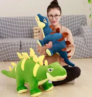 S￶t tecknad Stegosaurus Doll Plush Toy Big Dinosaur Doll Rag Doll Children039S Day Gift Birthday Gift7153787