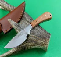 Boker plus Bowie Fixed Blade Knife Pearl Wood Handgreep 440C 58HRC Tactische camping Hunting Hunting Survival Pocket Utility EDC Tool Collecti5275586