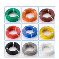 Lighting Accessories 20m/lot 16 18 20 22 24 26 28 30AWG UL Multicolor Flexible Silicone Cable Soft Wire High Temperature Tinned Copper