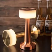 Lampy stołowe w stylu vintage Portable Bateria LED LED LIGET NIGHTALE BURO BURO LAMPUNTY SYPIALNIE LAMPA BEZPORNIK