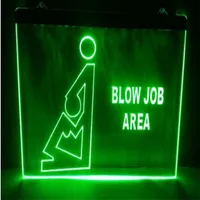 Blow Job Area Bar Beer Pub Club 3D -Schilder LED LED NEON SCHLAG HIERKEITER CRACTS343S