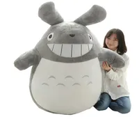 Dorimytrader Kawaii Japanischer Anime Totoro Plüschspielzeug großer gefüllter Soft Cartoon Totoro Kinderpuppenkatkissen für Kinder und Erwachsene2994044
