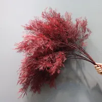 Fiori decorativi 10 forcella 105 cm nebbia artificiale pino fiore rima erba matrimoniale paesaggio