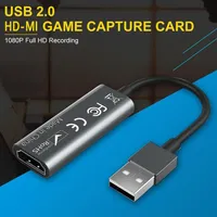 HD 4K Video Capture Card USB 3 0 2 0 HDMI Video Grabber Box لـ PS4 DVD DVD Camcorder Record Placa de Video Live337T