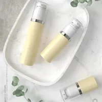 30 ml 50 ml 80 ml Haustier Kunststoff gehobener Pumpenflaschenspender Jar -Behälter für Lotion Make -up Kosmetikcreme haben Rohr auf der Flasche 2872