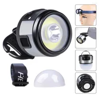 المصابيح الأمامية Super Brightcap Light Light Work Headpamp Head Cap Cap Clip على مصباح التخييم في الصيد
