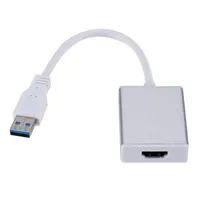 USB 3 0 till HDMI Female Audio Video Adapter Converter Cable för Windows 7 8 10 PC Graphic Adapter Multi Display Laptop HDTV261W