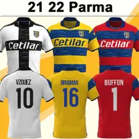 21 22 Parma Vazquez Buffon Mens Futbol Formaları Mihaila Inglese Brugman Tutino Home Away Kaleci Erkekler Tişörtler Kısa Kol UNIFO231H