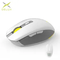 MICE DELUX M820DC PAW3335 WIRED WIRELESS BLUETOOTH GAMING MOUSE 80 MILLEN CLICKS 16000 DPI RGB充電式マウス用コンピューター221027