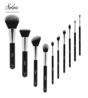 Sylyne Professional Makeup Brush Set de haute qualité 10pcs Makeup Brushes Classic Black Handle Make Up Brushes Kit Tools3174165