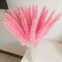 Decorative Flowers Pampas Grass Natural Dried Flower Arrangement Wedding Tall Fall Room Decortion Items Mariage Artificial Wholesale