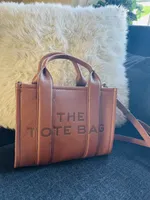 The Tote Bag Mark J Genuine Leather Designer Mujeres bolsos con correa para el hombro bolsas de compras de cuero real