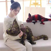 Gesimuleerde Chameleon Lizard Doll Cobra Plush Toy Funny Pillow Creative Trickery cadeau voor mannen en vrouwen222j
