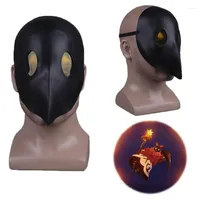 Forniture per feste cafele gioco genshin impatto abisso maschera cosplay maschera unisex lattice per adulti a metà faccia per gli accessori per costumi di Halloween