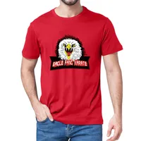 Unisex 100% Cotton Eagle Fang Karate Cobra Kai Movie Inspired Funny Summer Men&#039;s T-Shirt 80s Retro Women Soft Tee Gift Tshirt270I