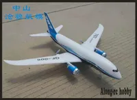 EPP FOAM DIY Aeronave de control remoto RC Drone Boeing 787 24G 3CH RC Airplano FIJA ALA RC RC para el eje de regalo de ni￱os Gyro RTF3754180