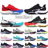 Terra Kiger 8 8S Trail Running Shoes Habanero Red Laser Blue White Turquoise Velvet Bruine Bright Crimson Women Men Outdoor Sneakers Maat 36-45