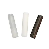5g Black white transparent lipstick bottles makeup tool plastic DIY lipstick tube LK337