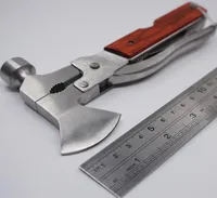 2017 Nowe narzędzia do kempingu na świeżym powietrzu EDC narzędzia przetrwania awaryjnego wielofunkcyjnego topora Hatchet Hatchet Hatter Hammet Nóż Nóż nóż śrubokręta Hunt1172301