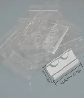 100pcspack bandejas de pestañas transparentes de plástico integral para la caja de empaque de pestañas CILS 3D MINK PIELASHES Bandeja de pestañas Inserto para Eyelas5769637