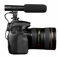Professionell 3 5mm digitales Talk Videoaufnahme Mikrofon -Interview HiFi HD Sound Mikrofon Mikrofon DSLR Akku Kamera MIC269D