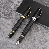 한정판 Bohemies Classic Extend-Retract Nib Fountain Pen 최고 고품질 14K 비즈니스 오피스 잉크 펜, 일련 N221X