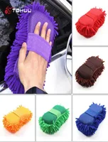 Glove de s￺per autos de lavado de autom￳viles Toalla suave de toalla suave de microfibra de chena
