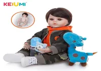 Keiumi Drop 48 cm Reborn Babies Doll Coss Corps réaliste Short Baby Baby Baby Doll Tout Toddler Girthday Gift 22462708