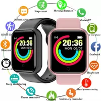 Y68 Smart Watch Smartwatch Sport Bracciale Fitness Tracker Monitoraggio della frequenza cardiaca Orologi intelligenti per uomini donne