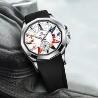 Relogio Maskulino New Fashion Watch Men Tag Top Sport Uhren Herren wasserdichte Quarzuhr Freizeit milit￤rische Armbandwatch277y