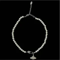 Luxusschmuck Fashion Satelliten Planet Perlenkette Schlüsselbein Kette Halskette Barock Choker für Frauen312j
