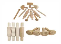 Kinder DIY Schleimplastik Kunststoffform weicher Ton hochwertig Holzwerkzeuge Plastikine liefert Schleimpaly Teig p￤dagogisches Spielzeug f￼r Kinder L7259596