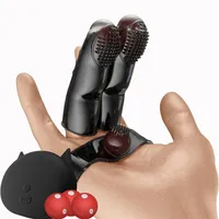 Sex toys Massagers Charge More Than 10 Frequency Conversion Kato Eagle Av Male Excellent Finger Tip Fun Set Three Balls Vibrate G-spot 2321