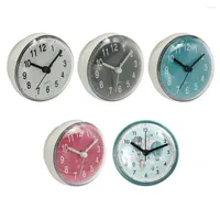 Настенные часы современная кухня 3D -часы минималистские мини -присоски домашний декор часы часы душ