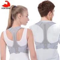 Back Support KoKossi Adjustable Posture Corrector Shoulder Straighten Orthopedic Brace Belt for Clavicle Spine Pain Relief 221027