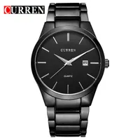 Curren Luxury Classic Fashion Business Men Watches Display Datum Quarz-Watch männliche Armbanduhr Full Steel Clock Relogio Maskulino