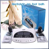 EU Tax High Tech Dual Electronic Lon Cleanse Detox Foot Spa High Ionic Cleaner Detox Health Care Massage Massage SPA2178