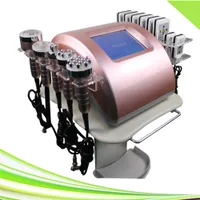 Ultrasonic RF Lipo Laser Slimming Vacuum Cavitation System Portable Portable Salon Clinic Ultrasound Lipolaser Radio Fréquence Dispositif de cavitation de serrage cutanée