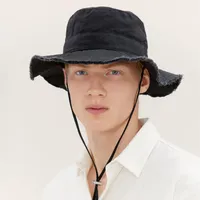 Erkekler Kova Şapkaları Güneş Kapakları Le Bob Enginar İç etiket Plajı Kapak Açık Panama Bob Balıkçı Şapkası Kadınlar184l