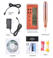 Digital permanent Eyeline l￨vres Rotary Makeup Supply MTS Tattoo Pen Machine Skin Care Beauty With 10pcs Needles6708381