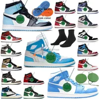 JD4 2022 retros off unc chicago off Jumpman 1 Basketball Shoes 1s white x Banned Patent Bred Royal Blue Green Python Visionaire Stealth