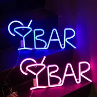 Saling Cheers Bar Neon Sign Night Lights 7 Colors USB LED For Party Clubs in Europe Unites States2821