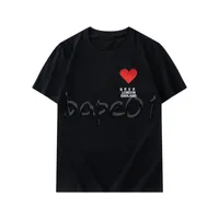 Модная бренда роскошная мужская футболка для рубашки Polo Дизайнер любимого писем вышив