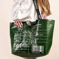 Bolsas de almacenamiento Bag Fashion Shopping Shopy Grocery Bouch Bouch Store ancho Protecci￳n contra el medio ambiente