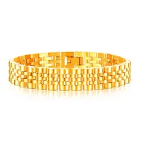 Bracelets bracelets pour hommes bijoux bouillons golden noire de montre cha￮ne en acier inoxydable hanche pop m￢le charme bangles bangs gar￧ons anniversaires cadeaux 314l