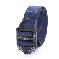 B￤lten Mens Tactical Belt Military Nylon Quick Release Outdoor Multifunktionell tr￤ning Sport Leisure Metal Buckle Midjeband Cinto