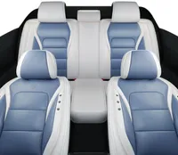 Universal Fit Akcesoria samochodowe Covery Fotelik samochodowych Pełny zestaw dla sedan PU skórzane miejsca sąsiadowane okładki dla SUV 5 sztuki 8247620