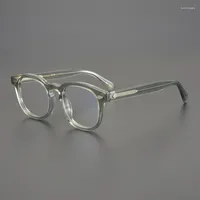 Sunglasses Frames Limit Fashion Vintage Acetate Frame Lemtosh Retro Oval Eyeglass Myopia Optical Reading Women Man Original Engraved Logo